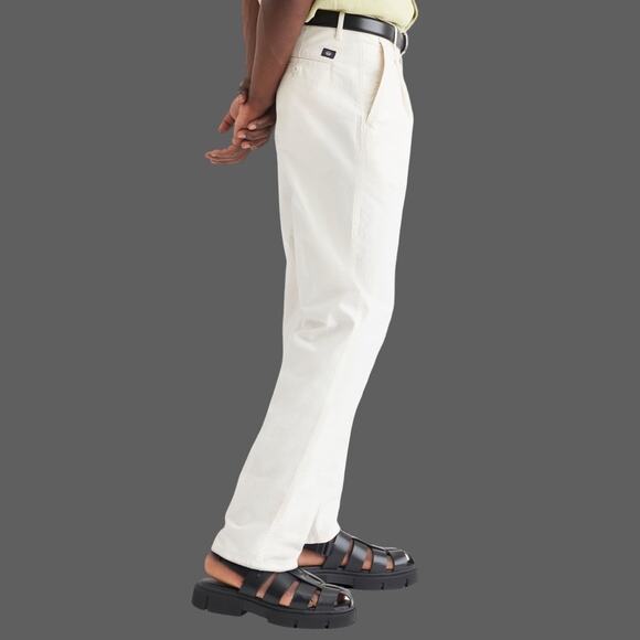 Dockers Original Chinos Relaxed Tapered Fit White Size 38x32 NWT $88 A75320004 - Picture 14 of 14